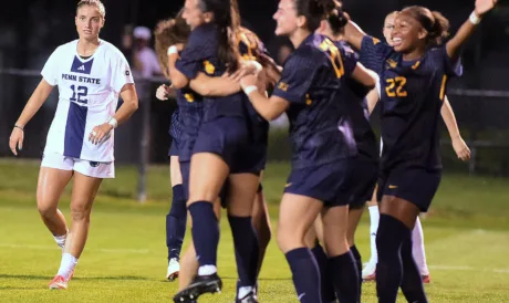 No. 22 WVU women’s soccer beats No. 23 Penn State for the 1st time since 2017